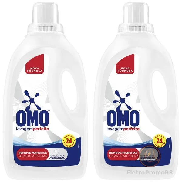 Kit Sabão Líquido Omo Multiação Lavagem Perfeita