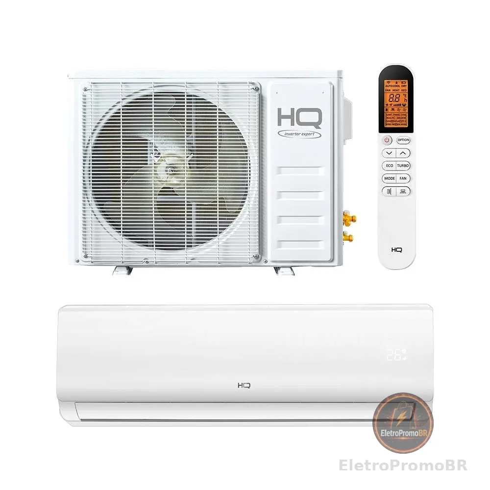 Ar Condicionado Split HQ Hi Wall Inverter 12.000 BTU/h Frio Monofásico Branco VIHT12KCO3S2S13 - 220V
