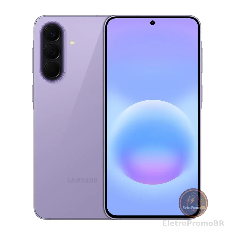 Celular Samsung Galaxy A57 5G 256GB, 8GB RAM, Recursos AI (Lilás)