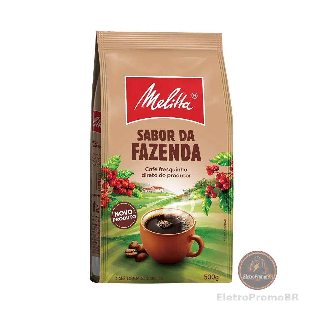 CAFÉ MELITTA SABOR DA FAZENDA POUCH 500g