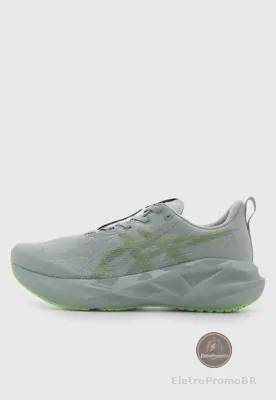 Tênis Masculino Asics Novablast 5 Verde Água