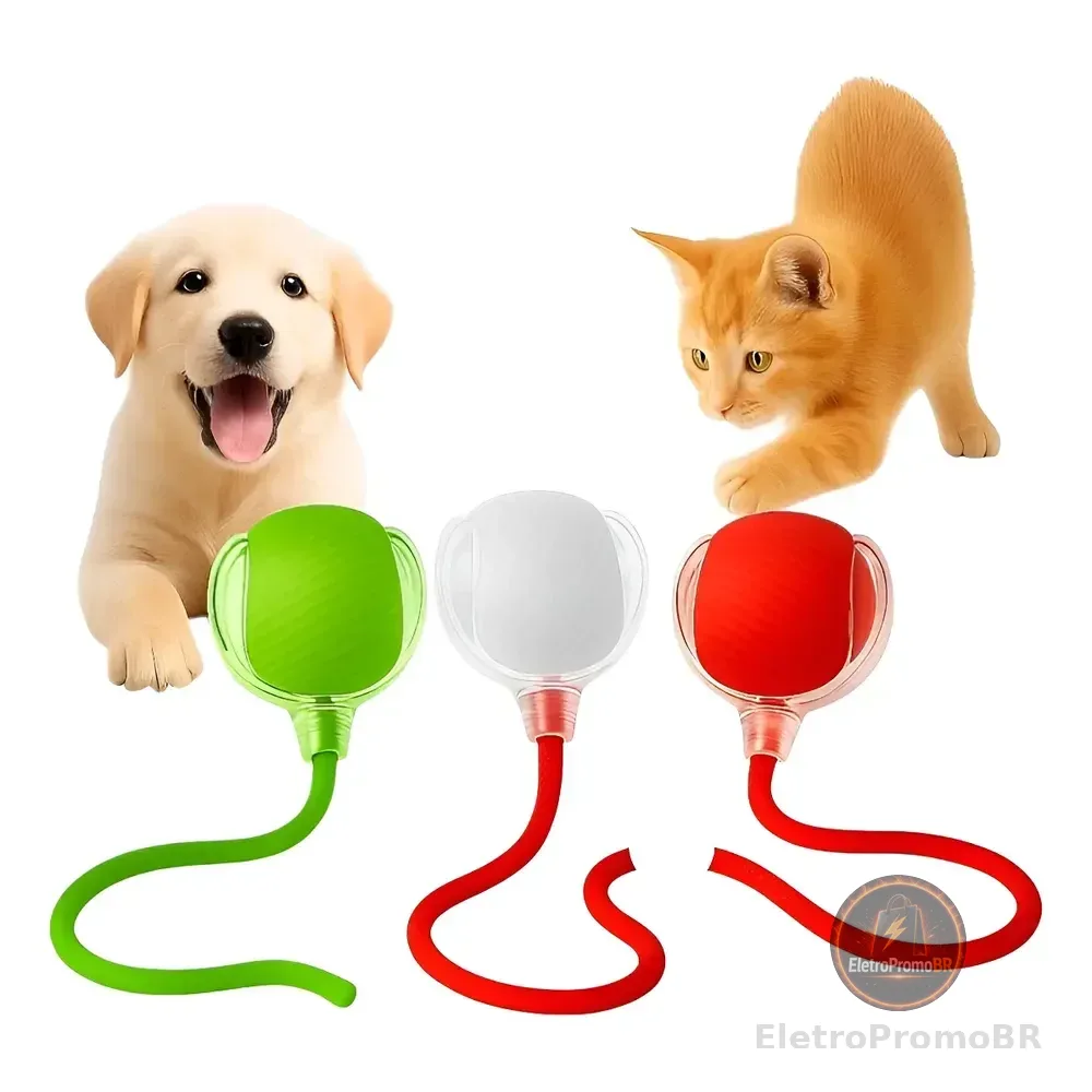 Bola Elétrica Interativa Brinquedo Inteligente Gato Cachorro Sortidos