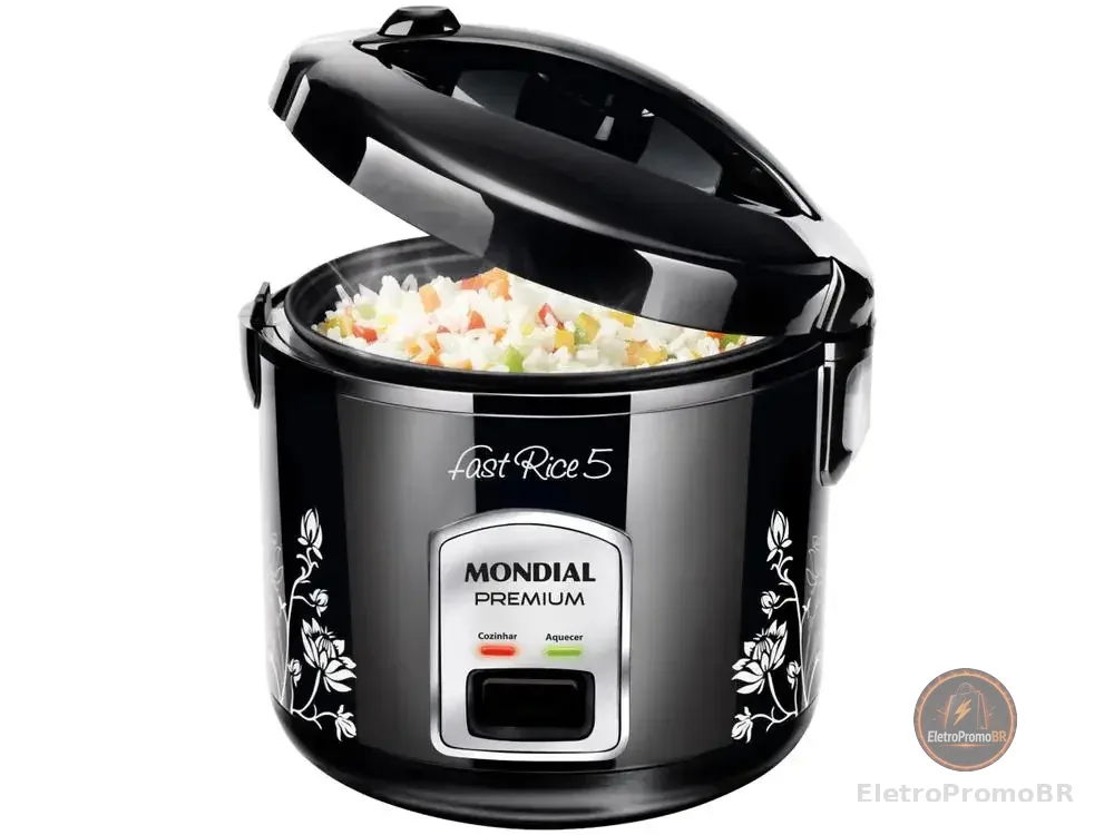 Panela de Arroz Elétrica Mondial Fast Rice 5 - 220V - AliExpress 15