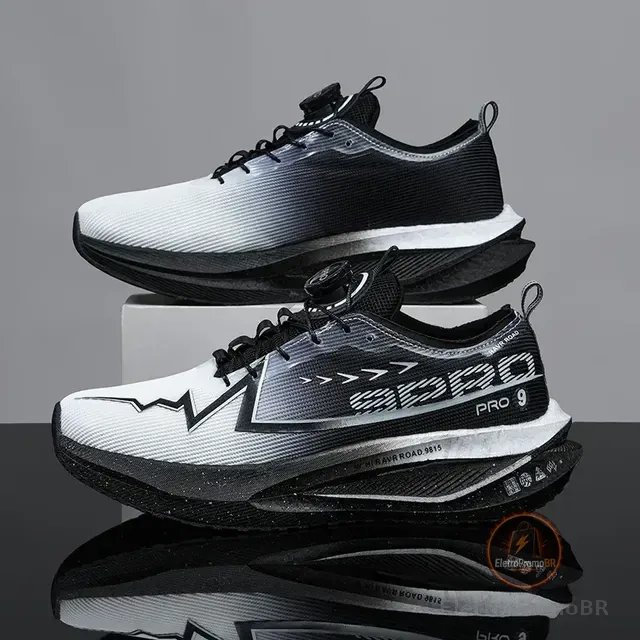 Sapatos Esportivos Embutidos Em Fibra De Carbono, Macios E S