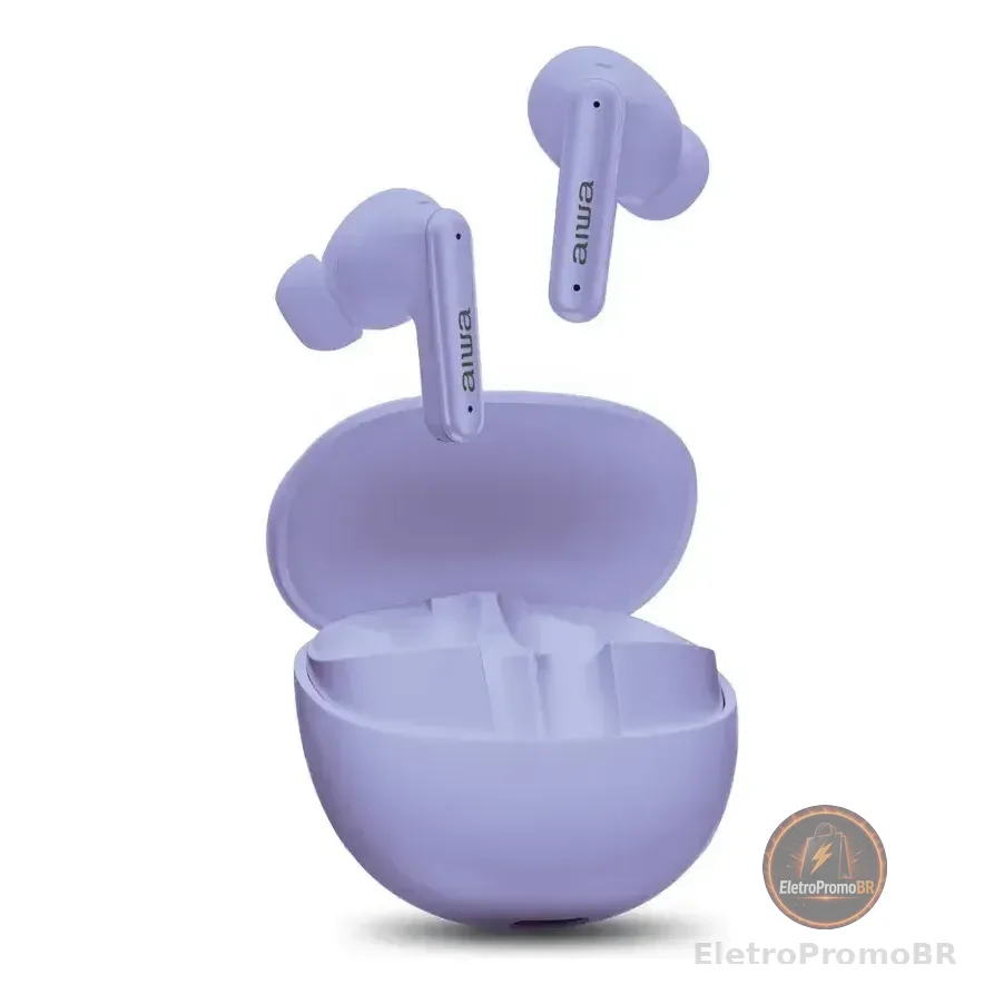 Earbud Aws-eb-04-p Bivolt Violeta
