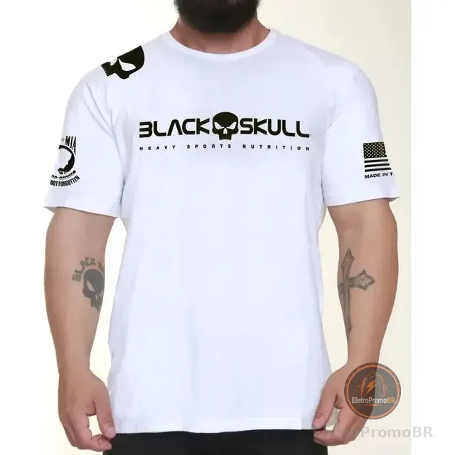 Camiseta Blackskull Original Bope Camisa Dry Fit Academia