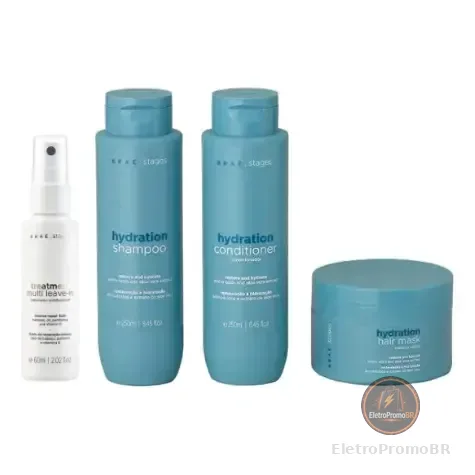 Kit Brae Stages Hydration Sh+cd+masc+leave-in 60ml