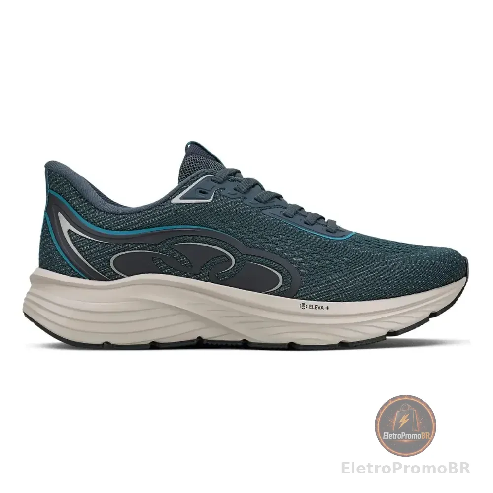 Tênis  Masculino Veloz 3 Olympikus Petróleo Lisa 36 Br