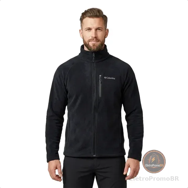 Jaqueta Columbia Masculina Fast Trek Ii Fleece Com Zíper