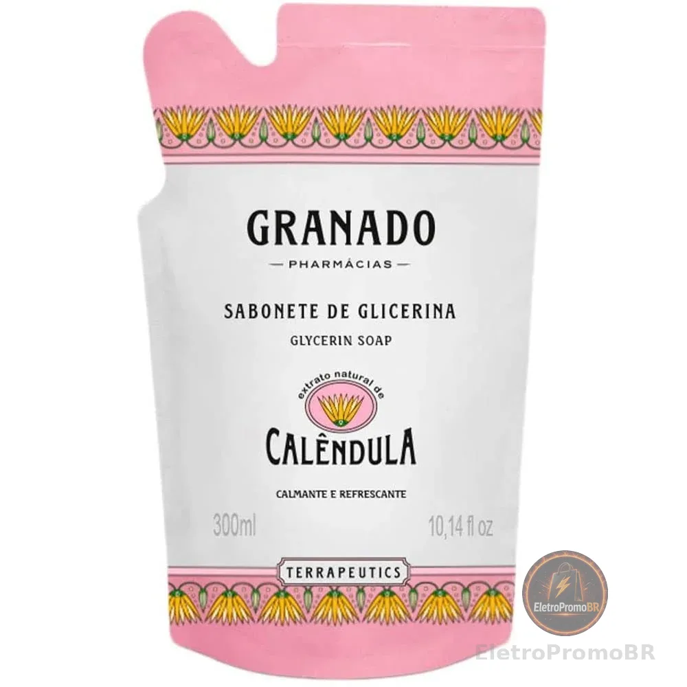 Granado Refil Sabonete Terrapeutics, Calêndula, 300ml