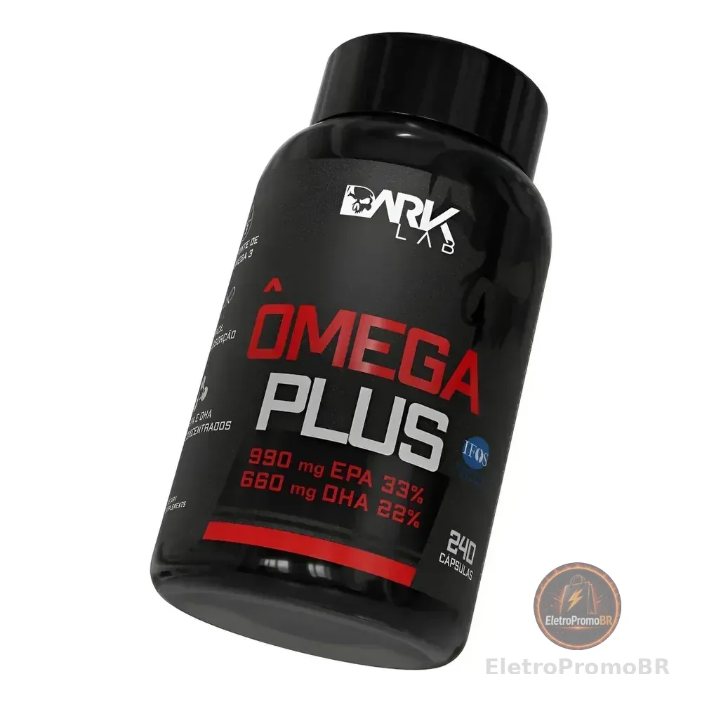 Omega Plus 240 Caps Dark Lab Sem Sabor
