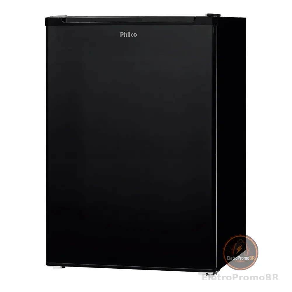 Frigobar Philco 68l Preto Compacto Com Compressor 5 Níveis Pfg85p 127v