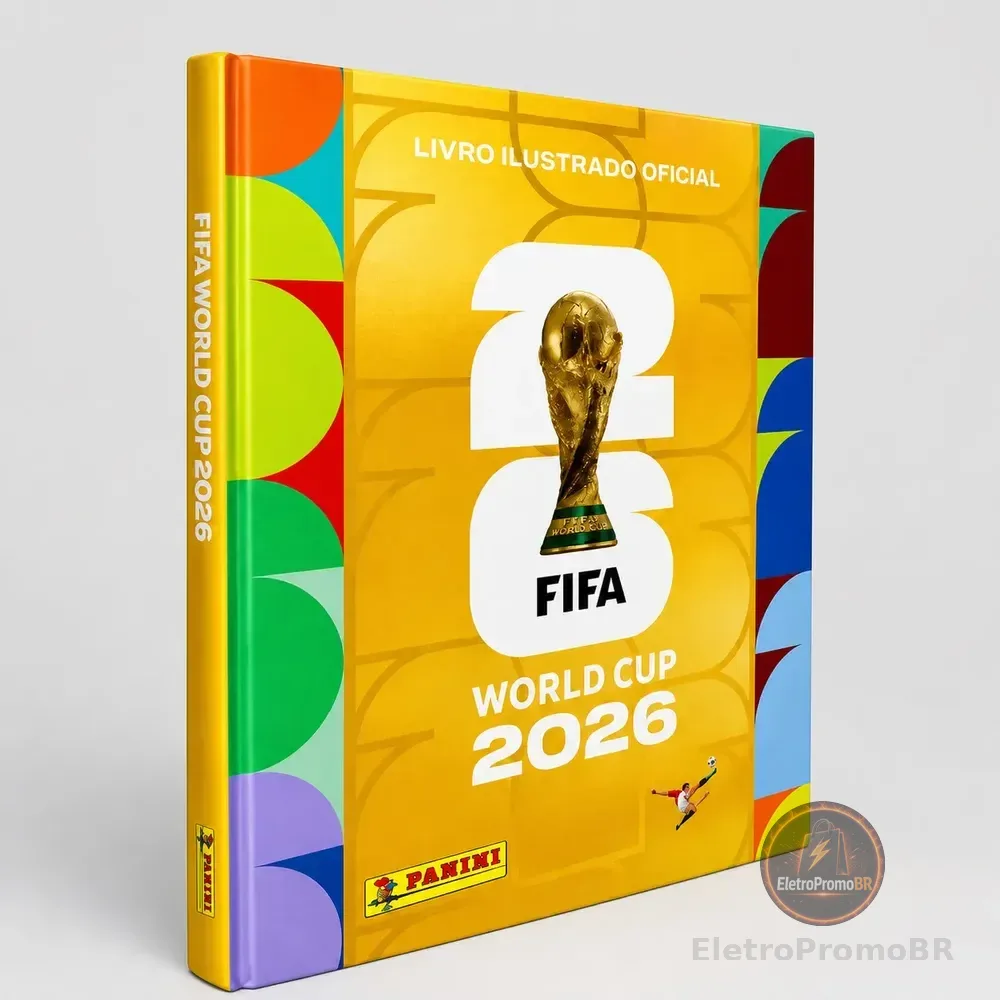 Álbum Capa Dura Ouro - Copa Do Mundo 2026 - Fifa World Cup