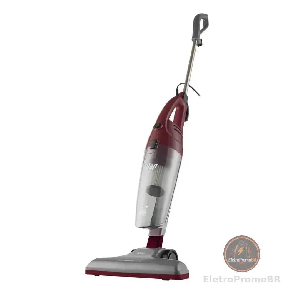 Aspirador De Pó Vertical E Portátil Wap High Speed Plus 1350w 3 Em 1 Cinza/vermelho 127v