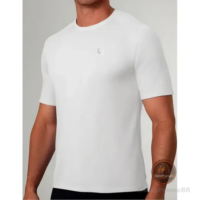 Camiseta Básica Lupo  Dry Fit Confortável Academia
