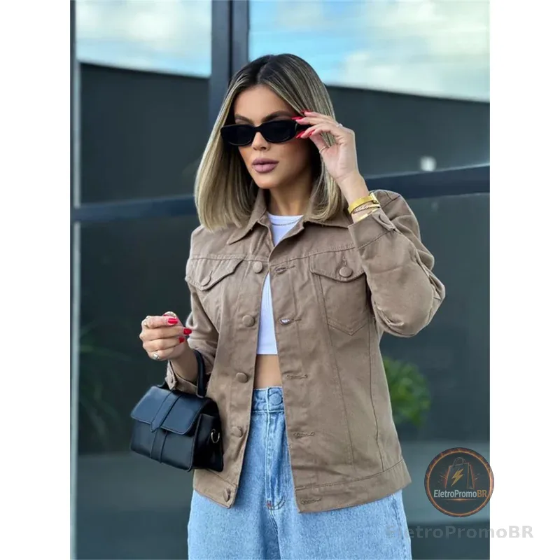 Jaqueta Jeans Feminina Linha Premium 008