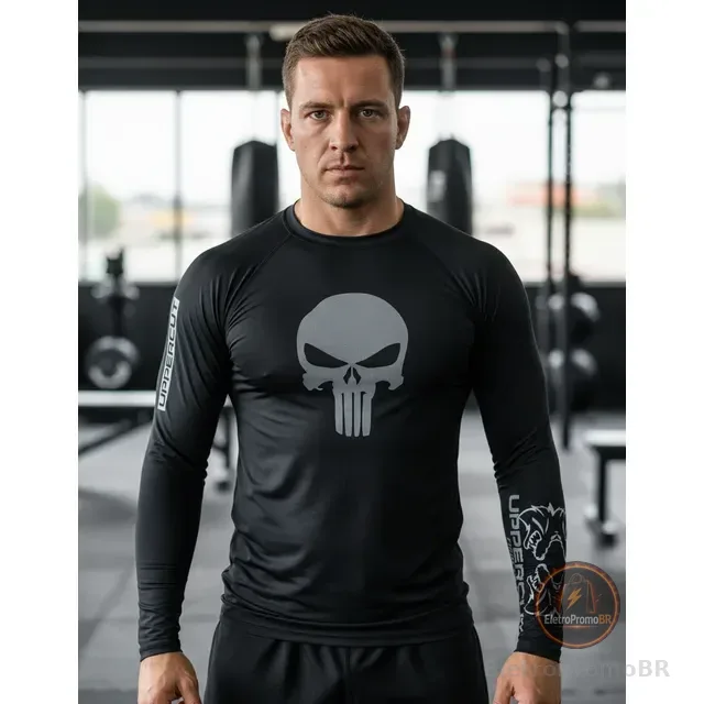 Rash Guard Jiu-jitsu Mma Uppercut Fight Em Dry Fit