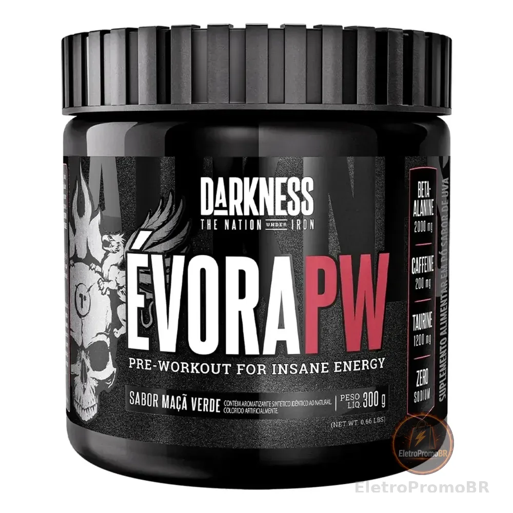 Évora Pré Treino Maçã Verde 300g Darkness