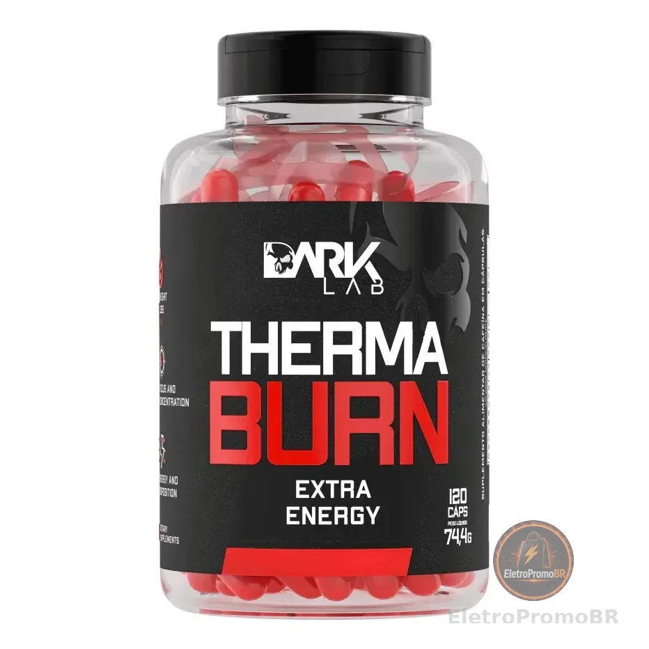 Termogênico Therma Burn 210mg De Cafeína 120 Caps Dark Lab Sabor Sem Sabor