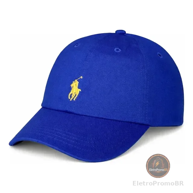 Boné Original Sarja Logo Bordado Cavalinho Aba Curva Strap