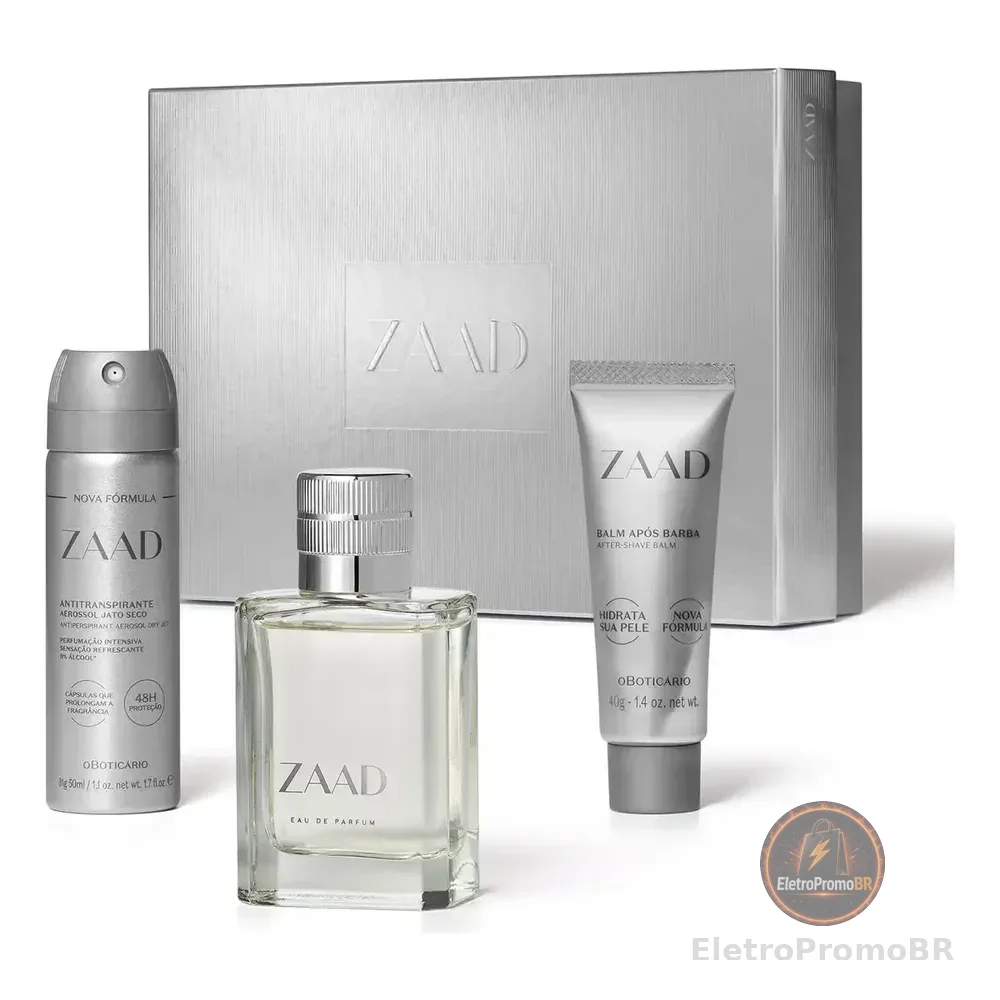 Presente Especial Zaad O Boticário Masculino Perfume Amadeirado