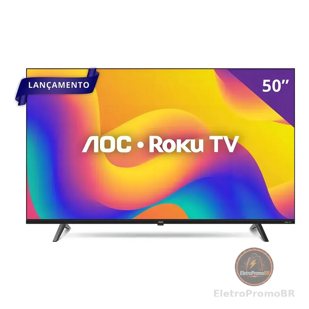 Smart Tv 50 Aoc 4k Dled 50u7045/78g Roku Tv Quad