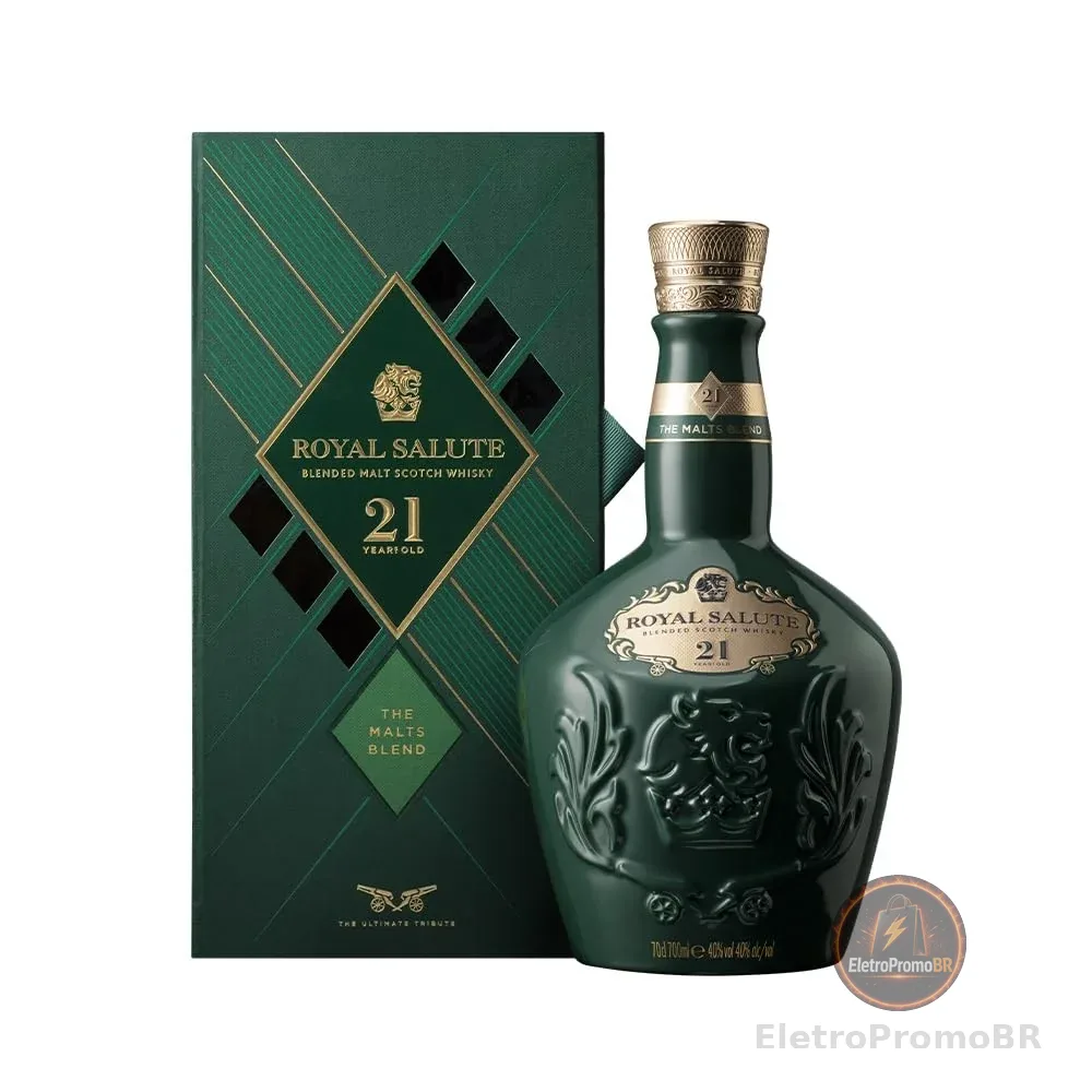 Whisky Escocês Blended 21 Anos Royal Salute The Malts Blend Garrafa 700ml
