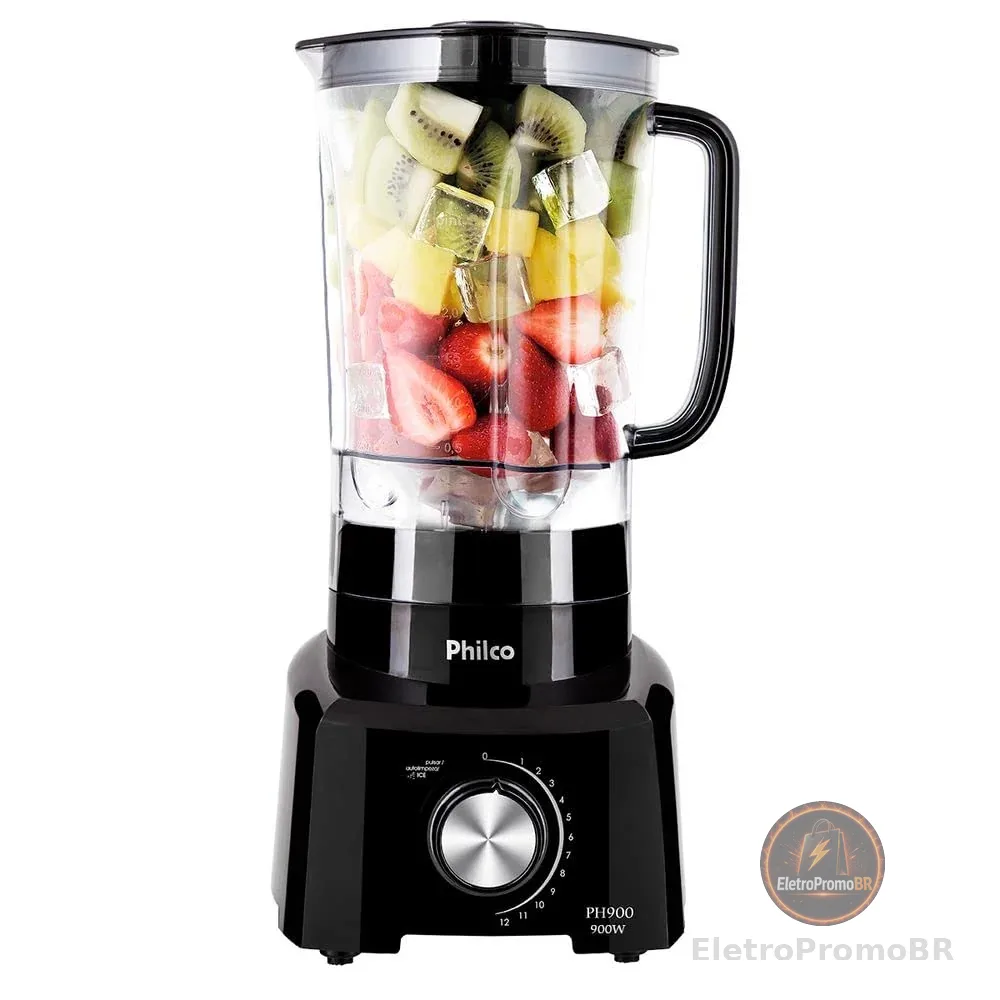 Liquidificador, Ph900, 3L, Preto, 110V, Philco