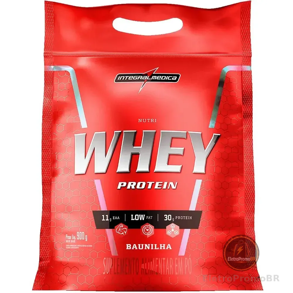 Nutri Whey Protein Pouch Baunilha 900g Integralmédica