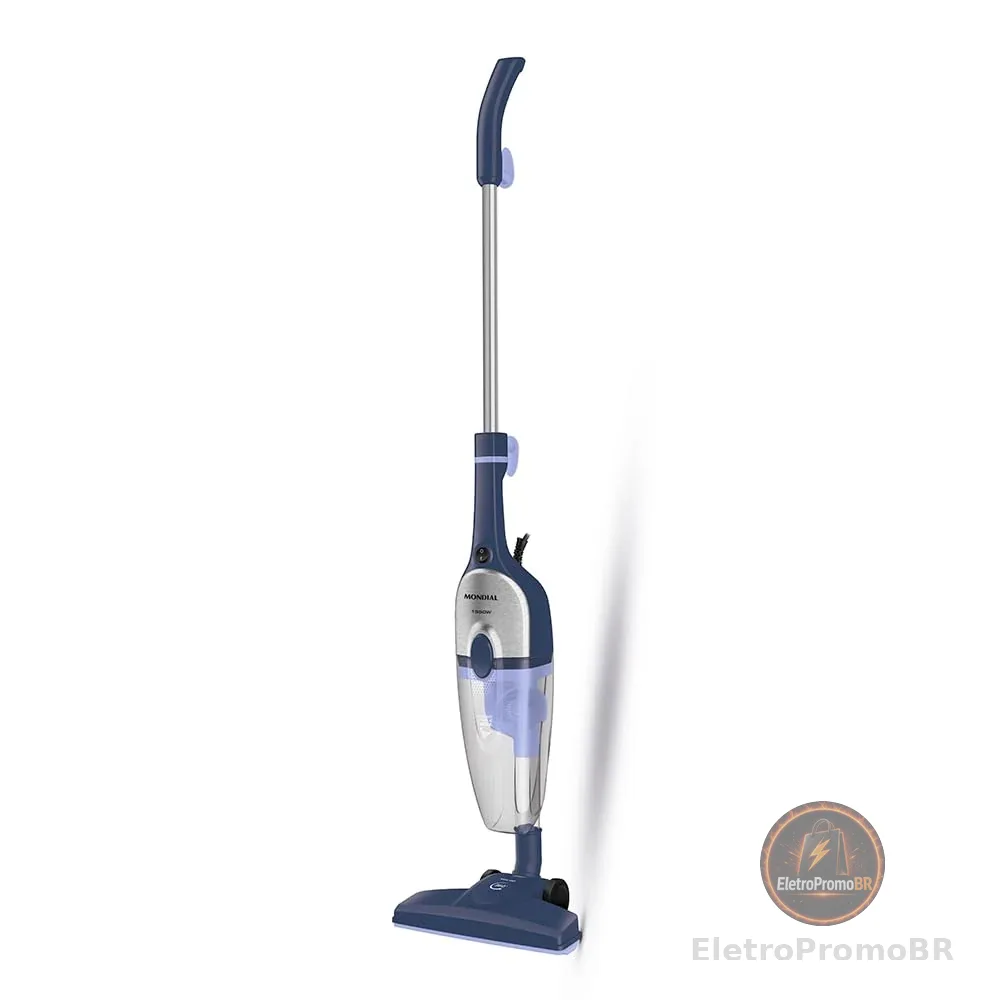 MONDIAL Aspirador de Pó Turbo Cycle Hepa, Azul Escuro/Inox, 1550W, 110V - AP-41-BLI