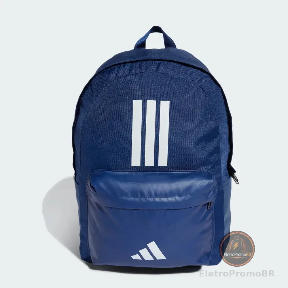 Mochila Classic Back-to-school Três Listras adidas Azul Liso