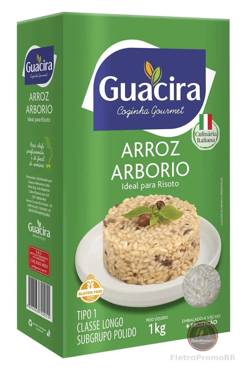 Arroz Arborio Guacira Italiano 1kg