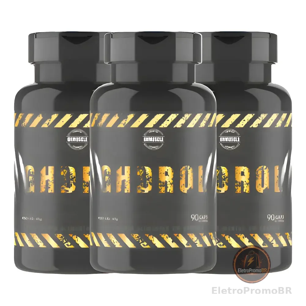 3 Gh Drol - Ghmuscle Sem Sabor