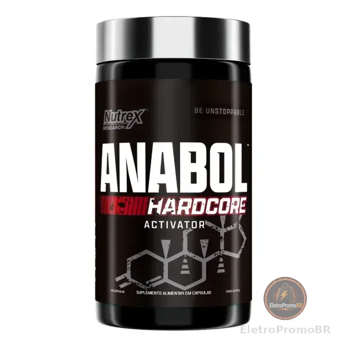 Ativador Anabólico Anabol Hardcore Sem Sabor 60 Caps Nutrex Research