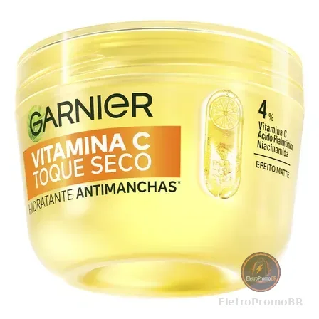 Gel Creme Hidratante Facial Antimanchas Toque Seco Com Vitamina C, Controla A Oleosidade E Uniformiza A Pele, Garnier, 85g Mista Dia/noite