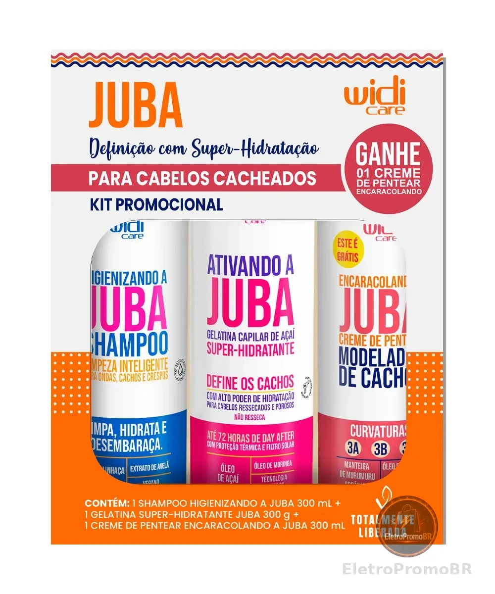 Widi Care Kit Lavagem Encaracolando 900ml