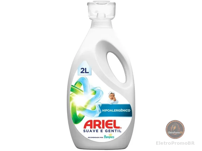 Sabão Líquido Ariel Suave e Gentil 2L