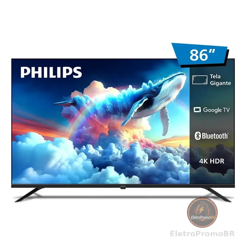 Smart Tv Philips 86 4k 86pug7019 Comando De Voz Playstore