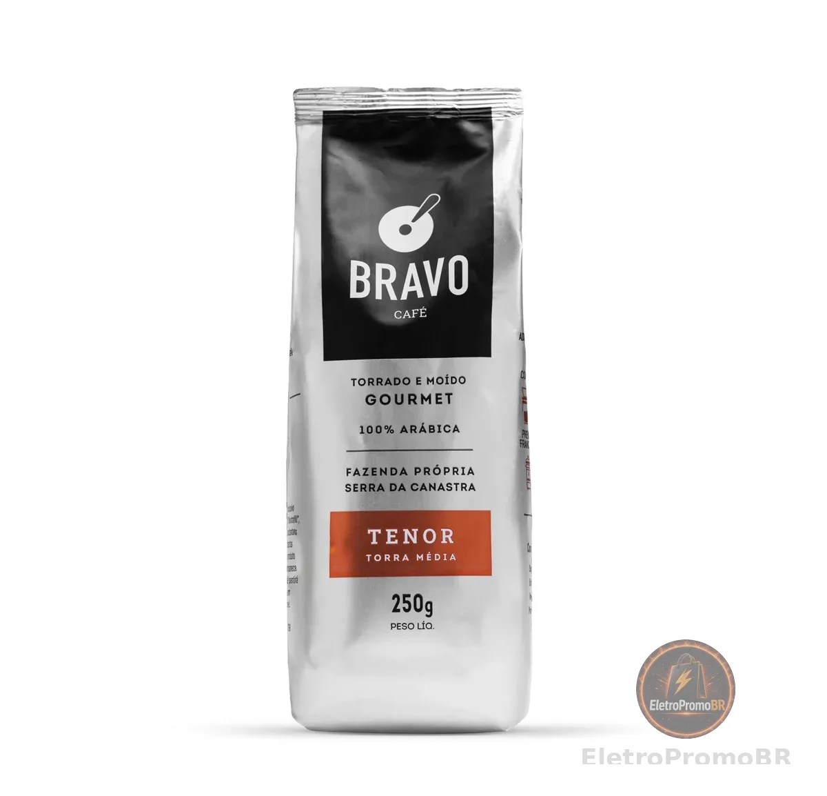 Bravo Café Café Tenor Torrado E Moído Frutas Vermelhas 250G Pacote De 1