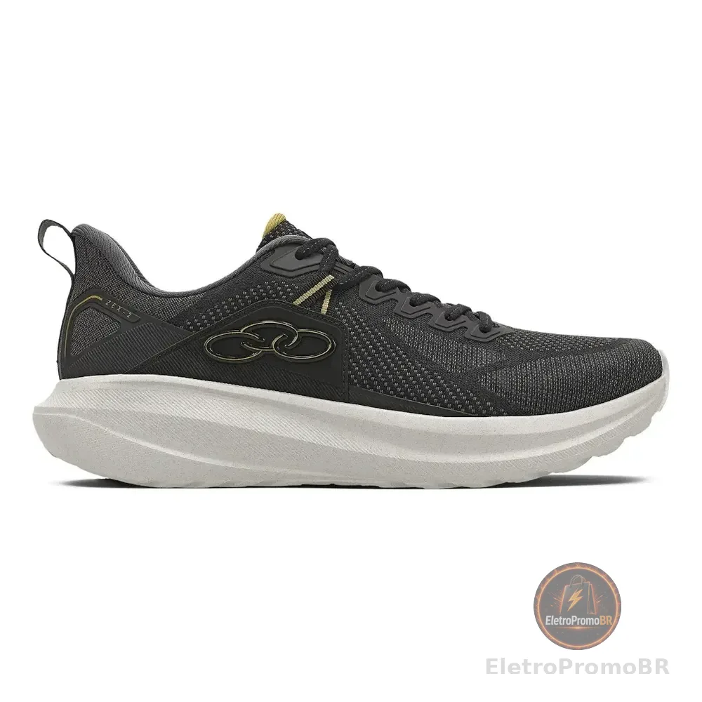 Tênis Masculino Zex 2 Olympikus Preto/chumbo Lisa 41 Br