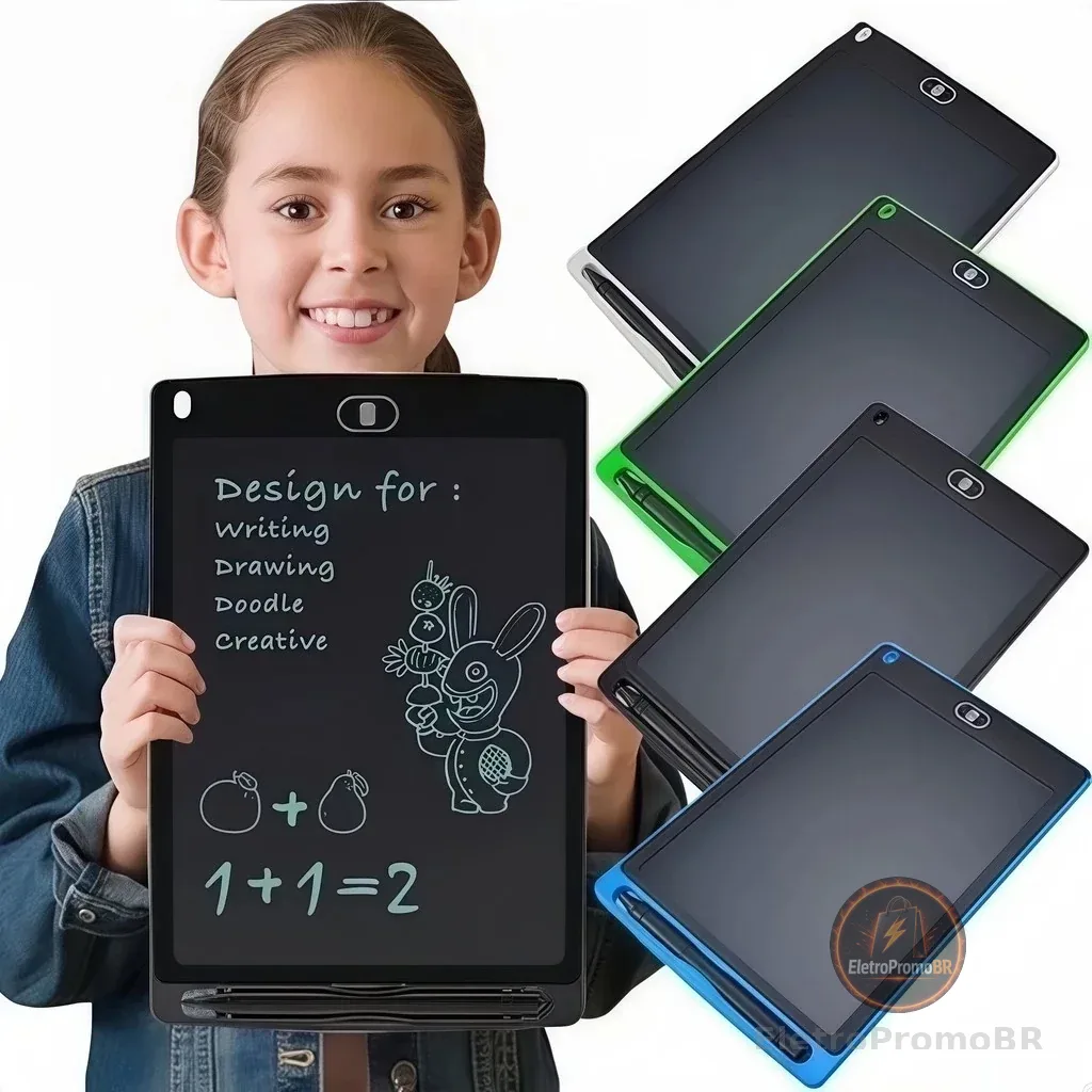 Prancheta De Desenho Para Escrita LCD De 10 Polegadas Crianças , Cor Reutilizável , Tablet , Grafite Eletrônico , Aniver