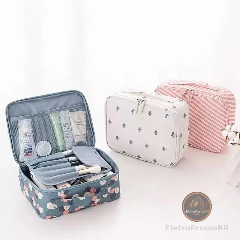 Bolsa De Cosméticos À Prova D'água Portátil Multifuncional Para Viagem Moda JORGE