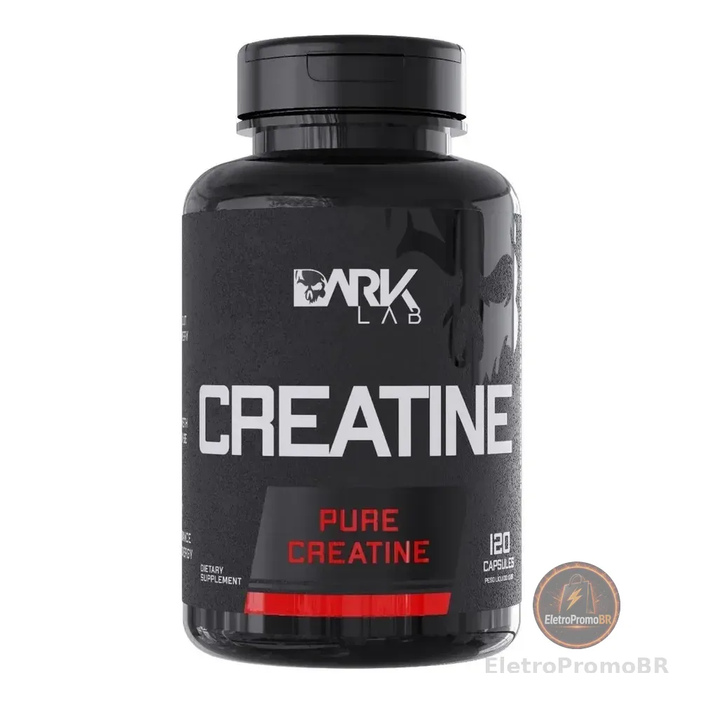 Creatina Monohidratada Pura 120 Cápsulas Dark Lab Sem