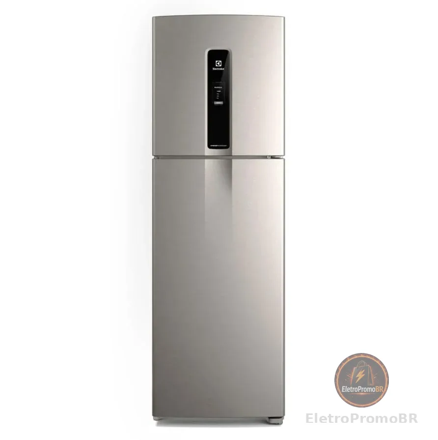 Geladeira Electrolux Frost Free Inverter 410L Efficient com AutoSense Inox Look (IF46S) 127V