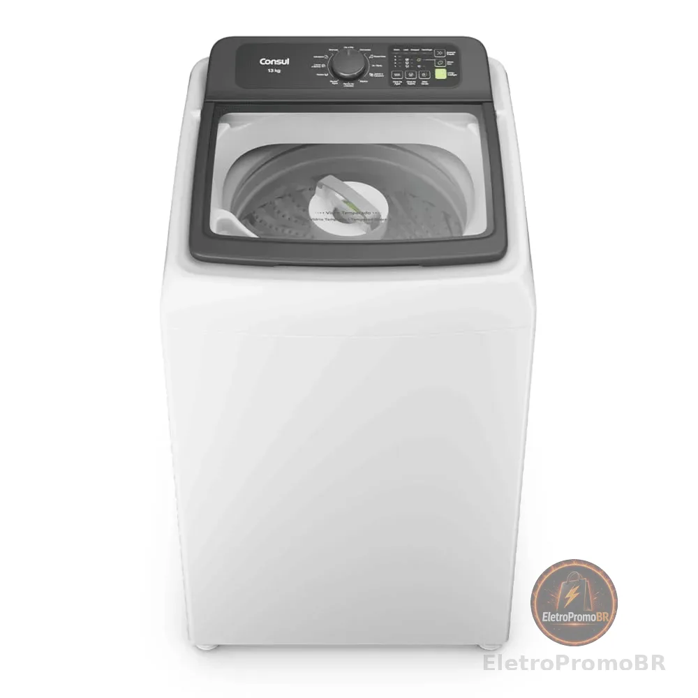 Máquina De Lavar Consul 13kg Com Modo Eco Branca CWN13AB 220V