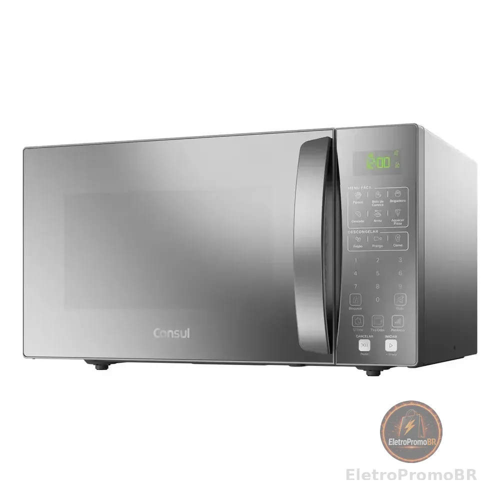 Micro-ondas 32 Litros Cms46ar Cinza Consul 127v
