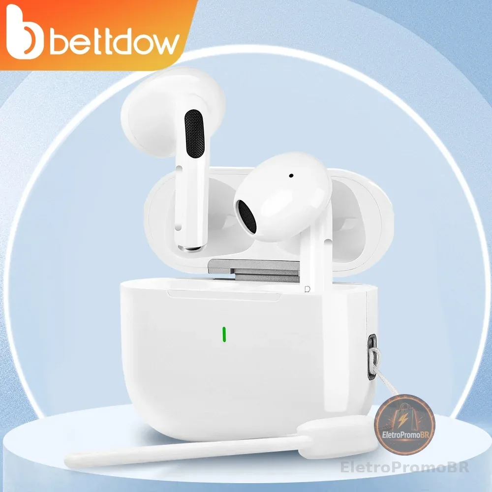 Fones de ouvido Bluetooth 5.3 com cancelamento de ruído à prova d'água