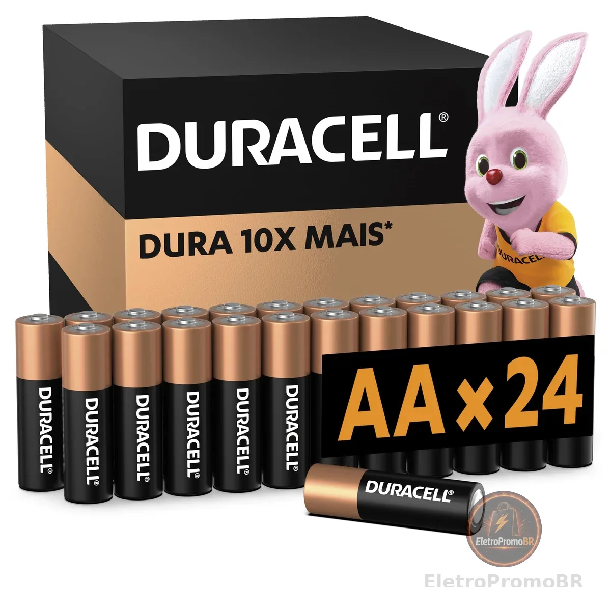 Duracell Pilhas Alcalinas AA Pequena Pack 24 Unidades