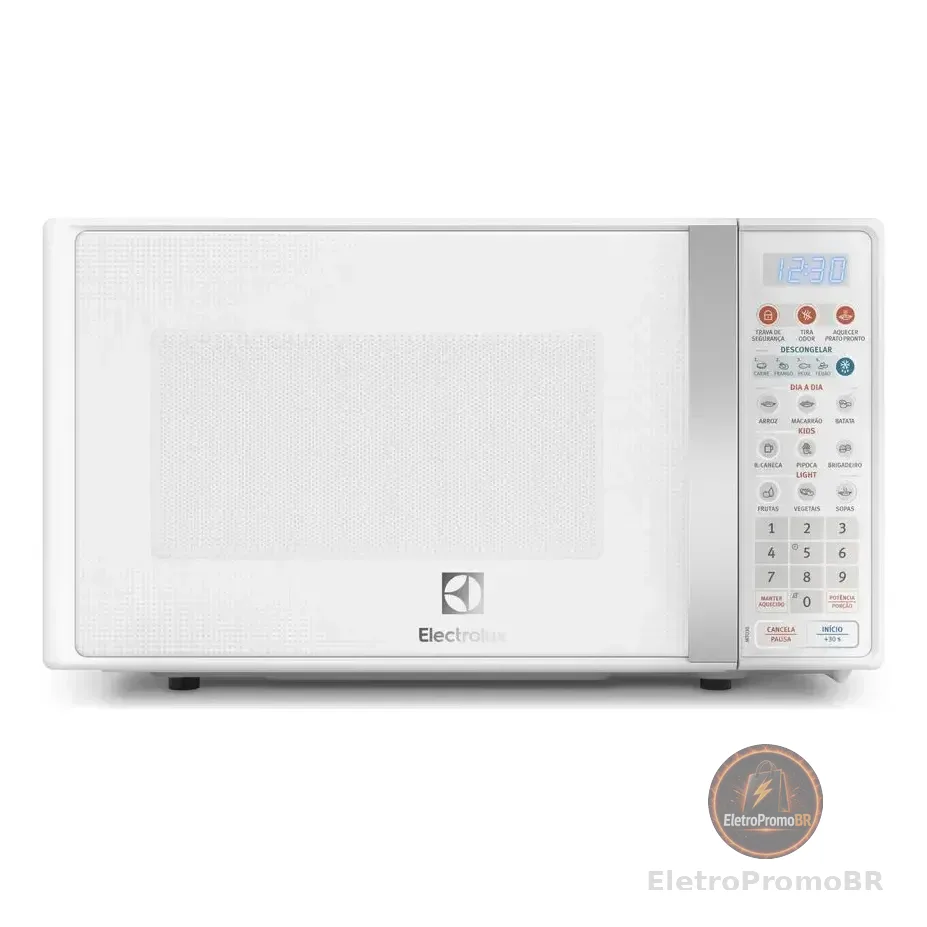 Micro-ondas Electrolux 20l Branco Com Função Tira Odor E Descongelar Mto30 127v