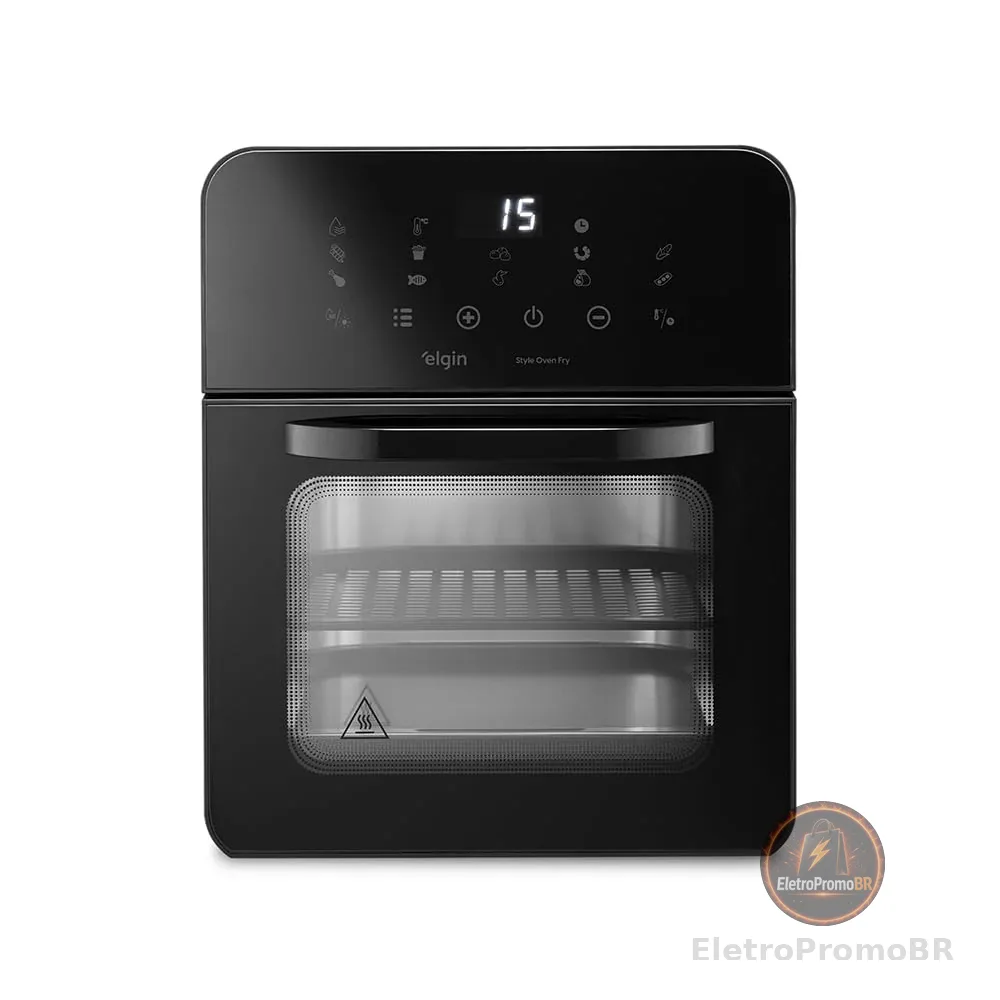 Fritadeira e Forno Elétrico Style Oven Fry 3 em 1 Elgin - 10 Litros, 220V